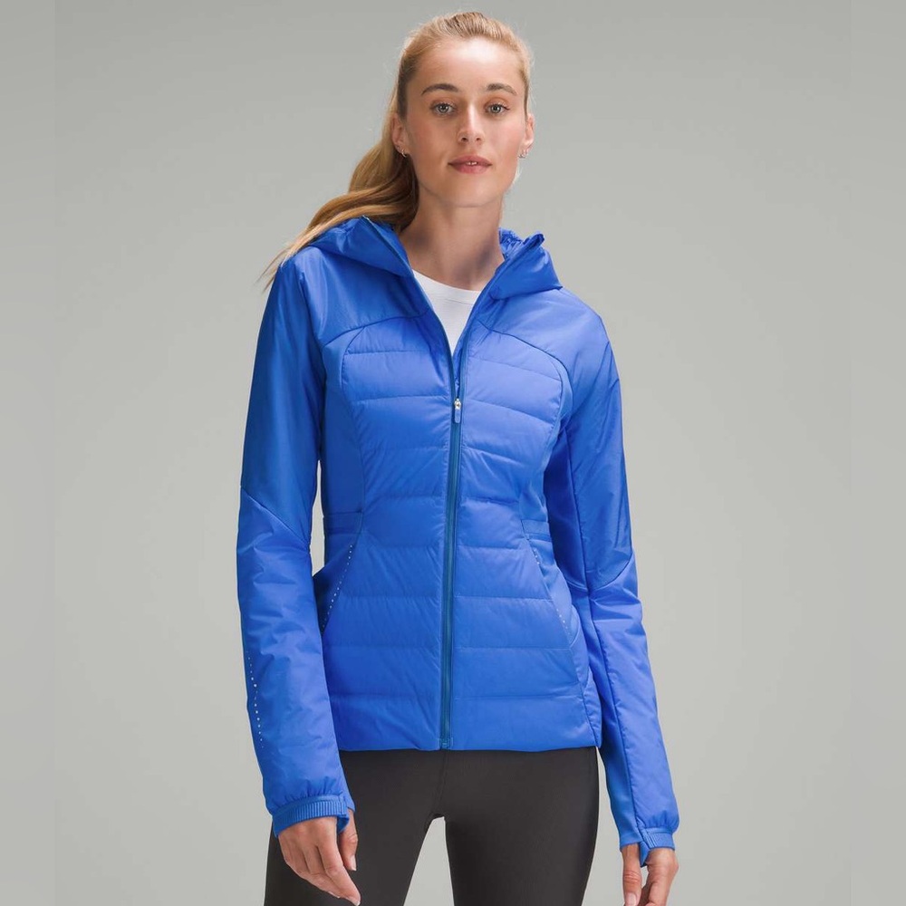 Lululemon NWT Down For It All Jacket size 4 Pipe Dream Blue
